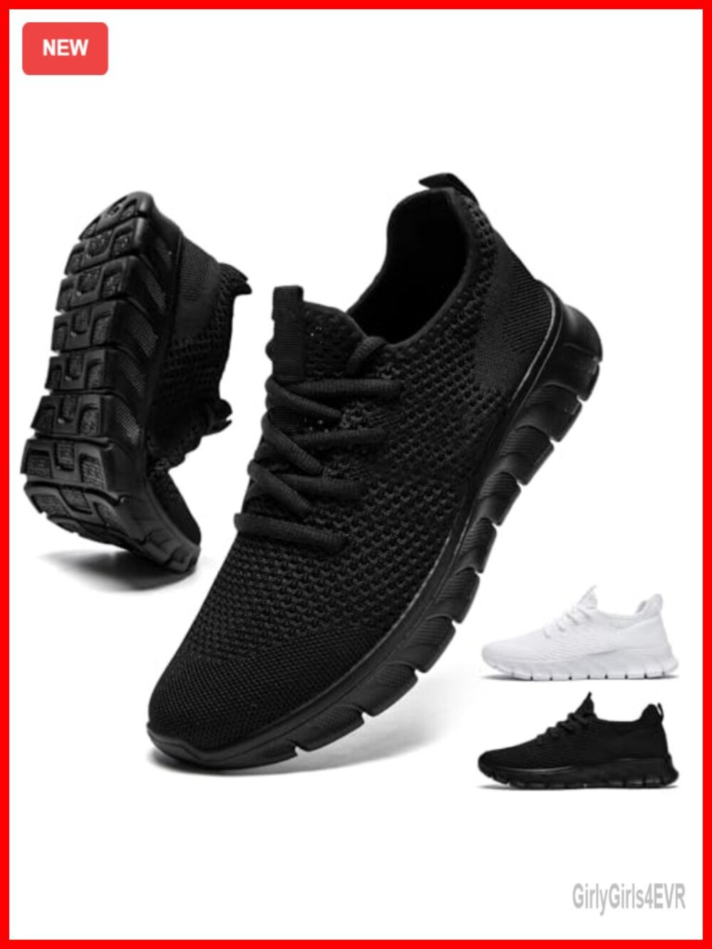 Womens Lightweight Breathable Mesh Sneakers Non Slip Athletic Gym Walking Shoes